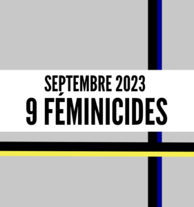 Neuf féminicides en France au mois de septembre 2023